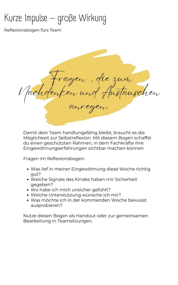 Mini-Mappe Eingewöhnung – Bild 4